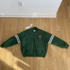 Lacoste Varsity Bomber Patch Stripe Jacket Preppy Heritage Paris French Sport L
