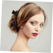 Hair Clips for Styling Sectioning Butterfly Hair Clips Clamps Claws Pro Black