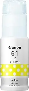 Canon GI61Y Pixma MegaTank Ink Bottle, Yellow - for Canon G3675W, G3620