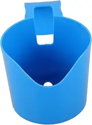 Happyyami Pool Cup Holder Pool-Side Storage Basket Above Ground Pool Accessories Cup Holder for Walker Cup Dispenser Above Ground Pool Beverage Holder Pool Drink Holder Plastic Blue