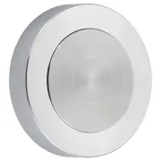 Blank Rose Round Brushed Chrome