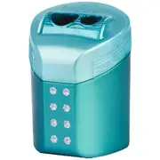 Faber-Castell 2 Hole Sharpener with RollOn Box Sparkle