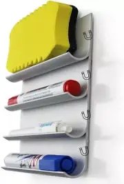 A.B Crew Magnetic Wall Mounted Whiteboard Marker Holder Marker Wall Shelf Marker