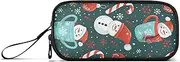 Adorable Cocoa Mugs Pencil Bag Case, Canvas Pencil Pouch, Preppy School Supplies