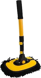 HEALEEP Car Wash Brush Mops Car Interior Duster Dust Duster Car Brush Duster Car Duster Brush Car Brushes for Dust Cleaning Car Dust Cleaner Duster for Cars Yellow Chenille