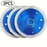 115 Diamond Saw Blade, 3pcs-Set, X-Teeth for Porcelain, Tile, Brick