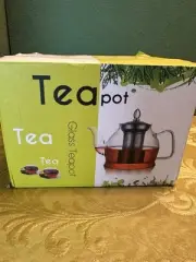 Hiware 1000ml Glass Teapot with Removable Infuser New In Box