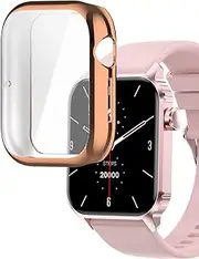smaate Watch Cases Compatible with TRAUSI TG08 1.83” Smart Watch, TPU Case with Screen Protector, Protecting Watch Body & Screen