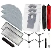 Main Brush, HEPA Filter, Mop Cloth, Dust Bag for S8 Pro Ultra/G20 Vacuum Cleaner