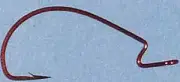 Mustad 38105R #2/0 5Ct Ultra Lock Red Worm Hook