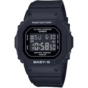 【CASIO 卡西歐】BABY-G 纖薄輕巧電子手錶 母親節 禮物(新版BGD-565U-1/舊版BGD-565-1)