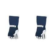 4pc Annabel Trends Second Skin Long Sleeve Sprout Garden Outdoor Gloves Navy