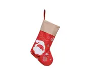 C269 2PCS Red Old Man Christmas Stocking Christmas Pendant Christmas Tree Decoration Gift Bag Fireplace Pendant