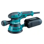 New Makita BO5041KX 300W 125mm Random Orbital Sander w/ abrasive disc, dust box