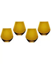 Godinger Meridian Stemless Amber Wine Glasses (Set Of 4) NoSize