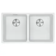 Franke Maris Double Bowl Sink 350/350mm Polar White MRG620/35-35FPCPW