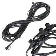 33' Power Cord Splicer Cable Acc for AC 12V SMD LED Meteor Light w/ 6 Connectors
