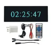 N128 Music Spectrum Display VU Meter VFD Clock Sound Level Indicator with Shell