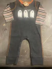 Mud pie Halloween Outfit Boys Ghost 6-9 Mo