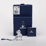 SWAROVSKI Figurine Kris Bear 2007 Annual Edition Sitting on Drum Xmas Ornamen...