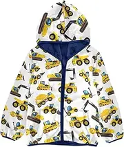[Caihoyu] Sherpa Fleece Girls Girls Zip Up Hoodie Toddler Boy Winter Jacket