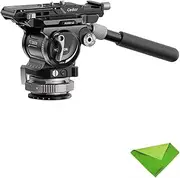 YC Onion Cedar CB7 Head Quick Release Version for Pineta Peak Tripod, Counterbalanced Fluid Head, Maximum Load 9KG, Flat Design, Switchable Handle, Dark Vision Bubble Level for Videgraphy