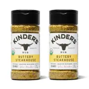 Kinder's Organic Buttery Steakhouse Rub, Premium Quality Seasoning, MSG Free,...