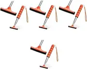 Ipetboom 4pcs Adjustable Car Squeegee Stainless Steel Window Squeegee Windshield
