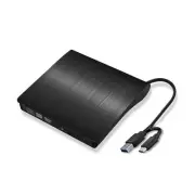 External CD/DVD Drive for Laptop, HYRIPE Ultra Slim USB 3.0 Type-C DVD Player...