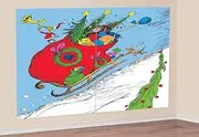 Amscan Dr. Seuss The Grinch Party Scene Setters Wall Decorations