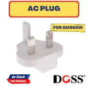 DOSS UK AC PLUG FOR SM568W WHITE INTERCHANGEABLE AC PLUG SM534W