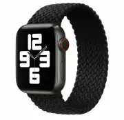 Apple Watch Series SE 8 7 6 5 4 3 iWatch Band Nylon Strap 42/44/45mm - Black