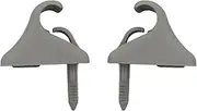KPSTED 2PCS Sunvisor Retainer Clips,Fit For Getz, 2002-2011 852351C300QS Car Interior Sun Visor Fastener Clips Gray ABS Car Sun Visor Fastener