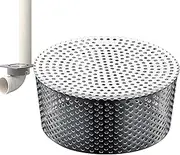 Gutter Strainer | Stainless Steel Gutter Downspout Protector,Stops Leaves Debris, Roof Drainage Cleaning Tool, Outdoor Drain Cover for Shed