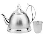 Haus Roland Stainless Steel Kettle with Infuser - Silver Teapot - 1 qt Tea Pot