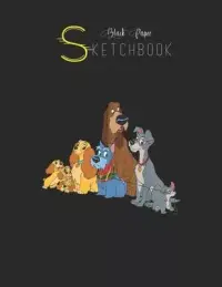 在飛比找博客來優惠-Black Paper SketchBook: Disney