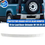 For Land Rover Defender 90 110 2020+ Rear Bumper Sill Plate Guard Trim Protector (for: Land Rover)