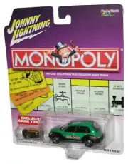 Johnny Lightning Monopoly (2002) Green Chrysler PT Cruiser Toy Car - (North Caro