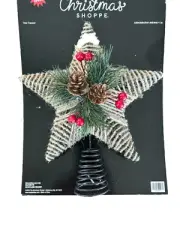 NWT christmas tree topper Xmas Decor The Christmas Shop