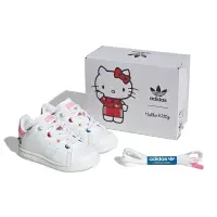 在飛比找蝦皮購物優惠-ADIDAS x Hello Kitty 童 STAN SM