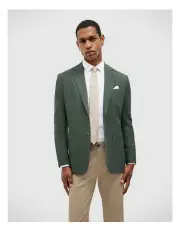 [Politix] Slim Stretch Blazer in Pine