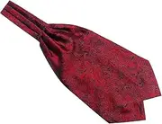 [Generic] Men's Floral Cravat Ties Jacquard Woven Retro minimalist printed Cravat