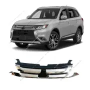 Chrome Front Bumper Grille Assembly For Mitsubishi Outlander & PHEV 2016 17 2018 (for: Mitsubishi)