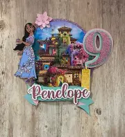 Encanto birthday Cake Topper Isabela Encanto cake topper custom