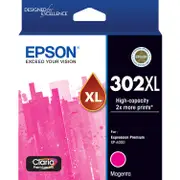 Epson 302XL Claria Premium High Capacity Ink Cartridge (Magenta)