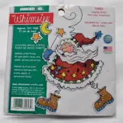 Dimensions Whimsies Leaping Santa Cross Stitch Kit