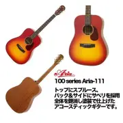 Acoustic Guitar Aria Dreadnought Type Aria-111 MTCS Matte Cherry Sunburst Color