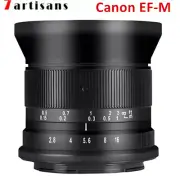 7artisans 12mm F2.8 II APS-C Ultra Wide Angle Lens for Canon EF-M mount Camera