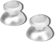 Thumbstick Caps for XboxOne, 2Pcs Aluminum Alloy Thumb Joystick Grips Replacement for PS4 Controller, Gaming Console Controller Accessories, Easy Installation (Pomyapr5kymvatw-17)