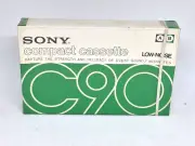 SONY C-90 C90 AB Japan Blank Audio Cassette Tape (Sealed) NEW Paper case
